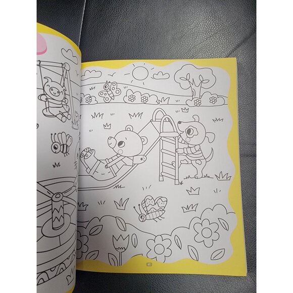 Mishmania Coloring Drawing Puzzles Games Book For Kids "Rain Rain Go Away!" - Picture 3 of 4